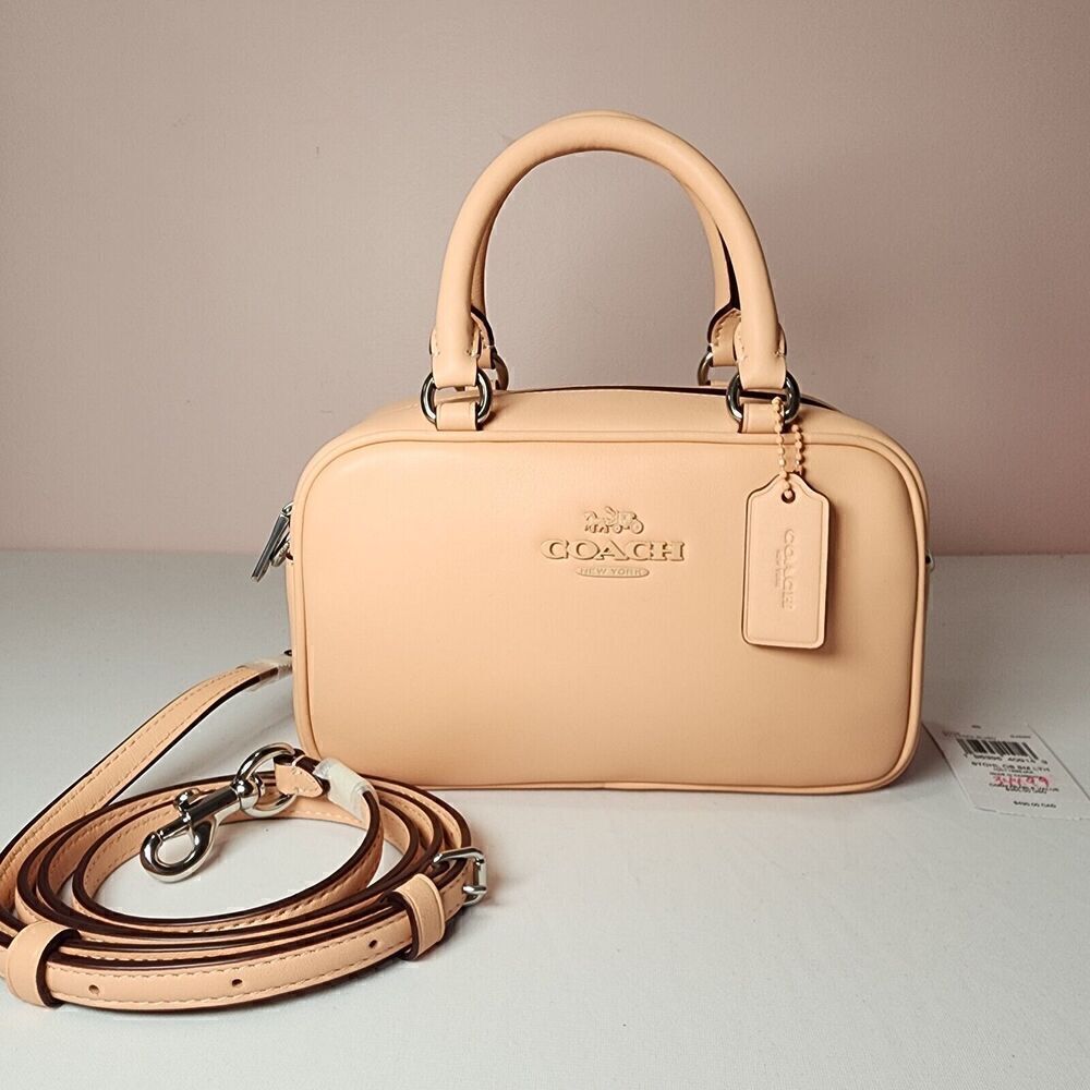 NWT Coach CT776 Satchel Crossbody In Faded Blush